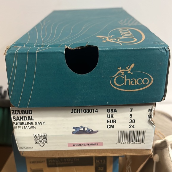 NEW Chaco Women's Zcloud Sandal - Rambling Navy - Picture 13 of 13